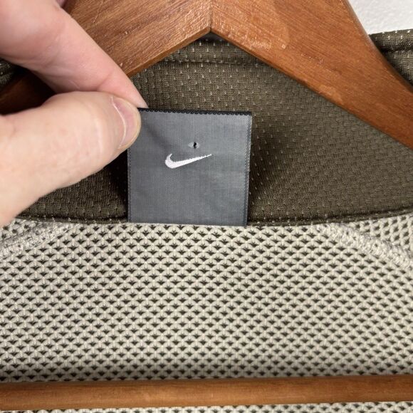 Nike Golf Therma-Fit 1/4 Zip Men's Medium Pullover Olive Green The Honda Classic - Picture 7 of 8